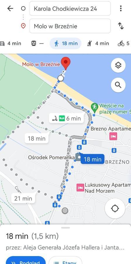 Mieszkanie Brzezno Przy Plazy Danzica Esterno foto